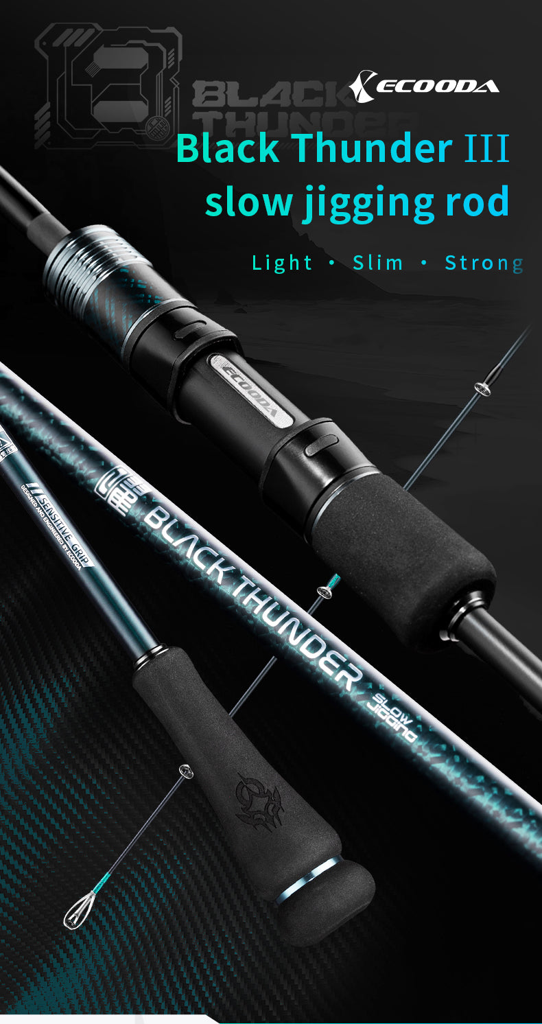 Ecooda Black Thunder III Slow Jigging Rod