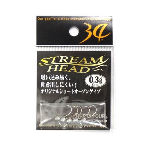 THIRTY34FOUR STREAM HEAD - JIG HEAD