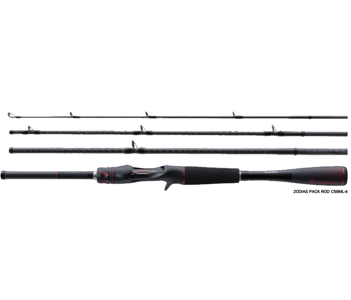 23 Shimano ZODIAS TRAVEL BAITCAST FISHING RODS