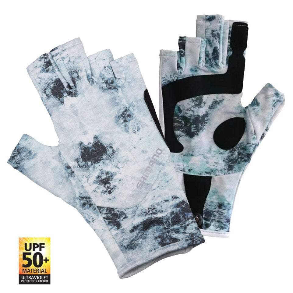Shimano Sun Gloves - Ice Water