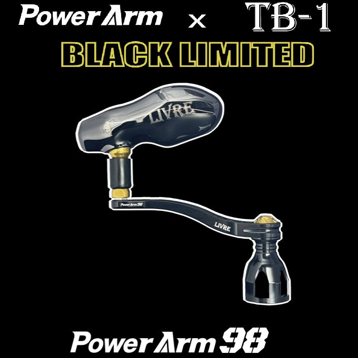 <Black Limited> Livre POWER ARM 98 x TB-1 for Daiwa 8000 - 20000