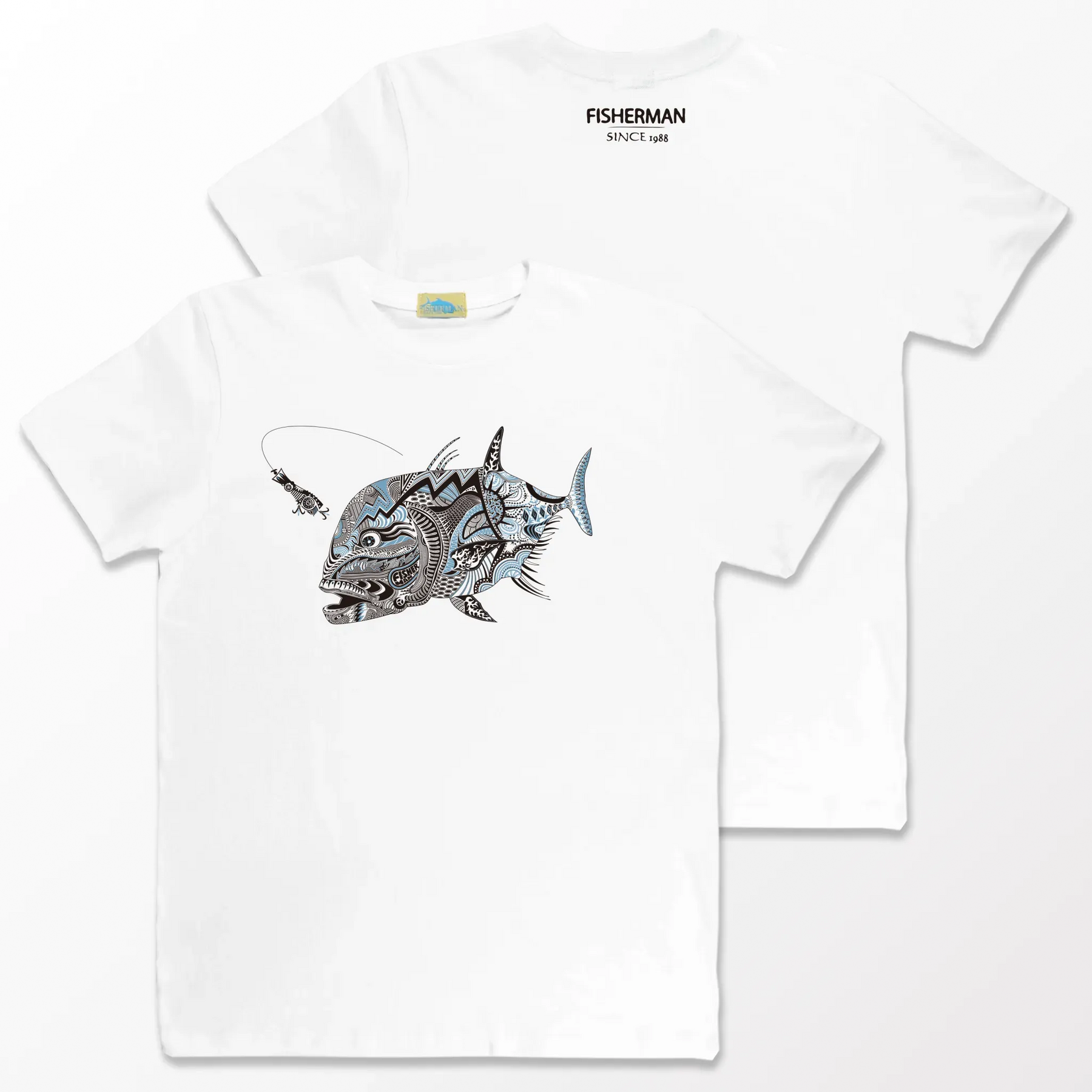 FISHERMAN GT TATTOO Cotton T-shirt