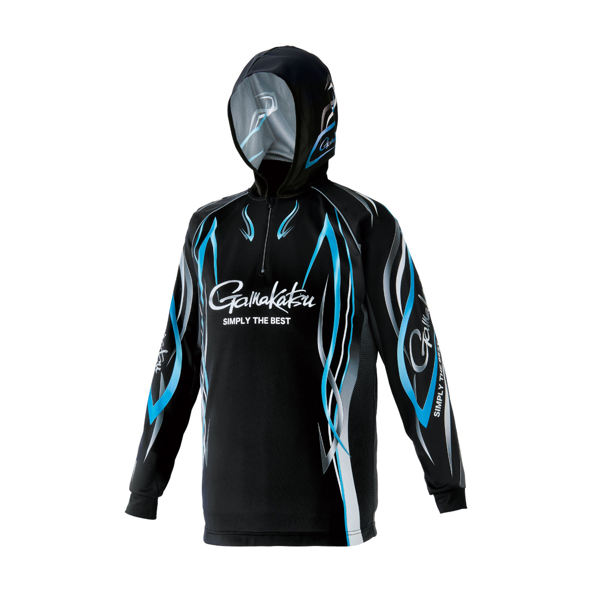 Gamakatsu 2WAY Print Zip Long Sleeve Hoodie GM3736