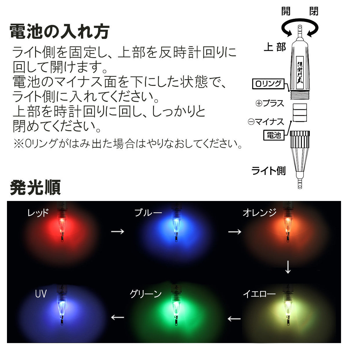 Denemon Maru underwater LED Flashing Light