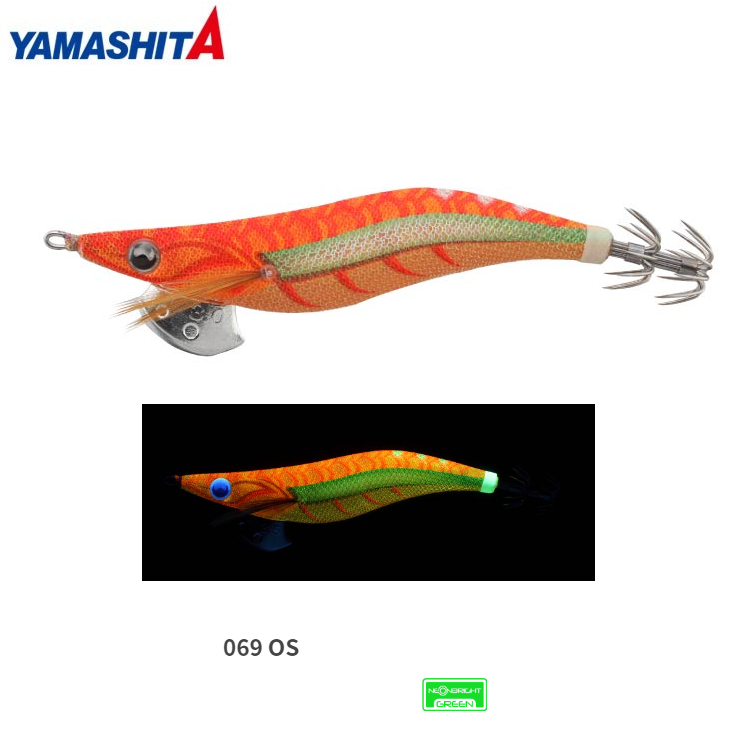 Yamashita EGI-OH LIVE NEON BRIGHT Squid Jig Size #3.5