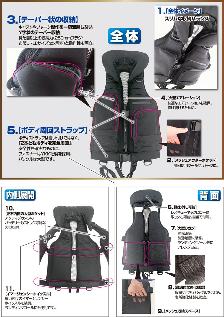 Cultiva Gekito Game Vest / Body protector 4 (No.8994)