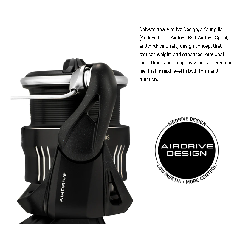 24 Daiwa TD Black MQ Spinning Reel