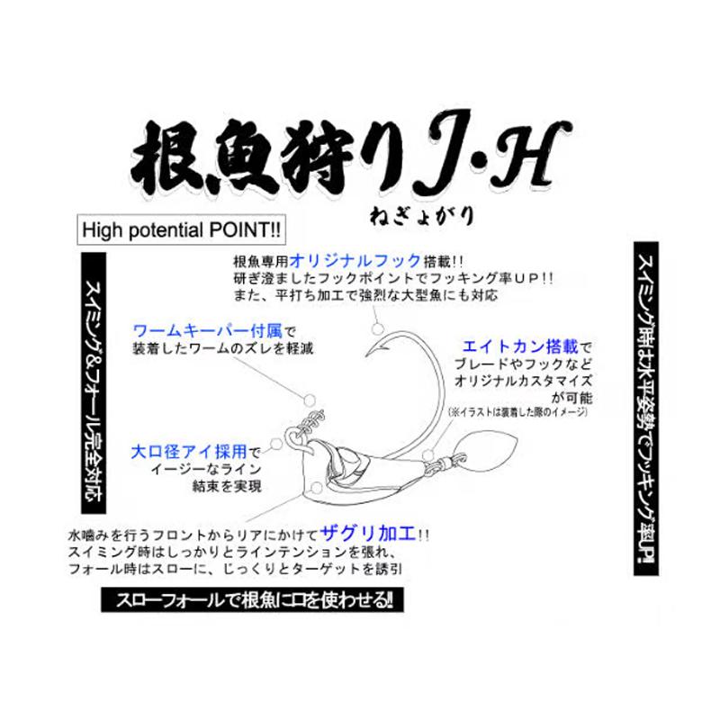 RUDIE'S NEGYOGARI JH Jig Head