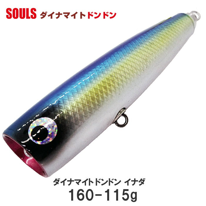 dynamite fishing lure Souls Dynamite DonDon 160mm 115g