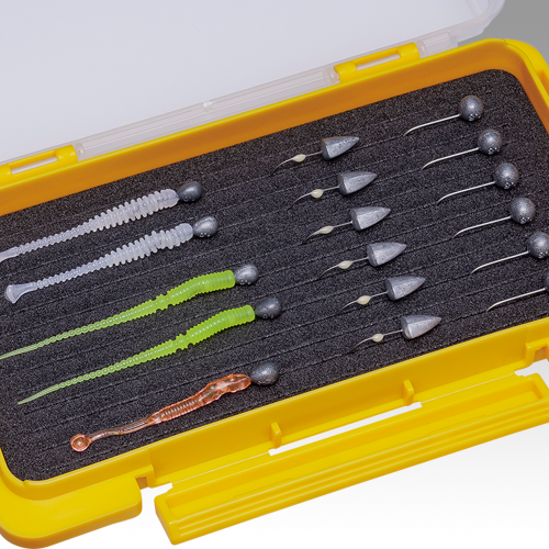 MEIHO Slit Form J Foam Insert Case