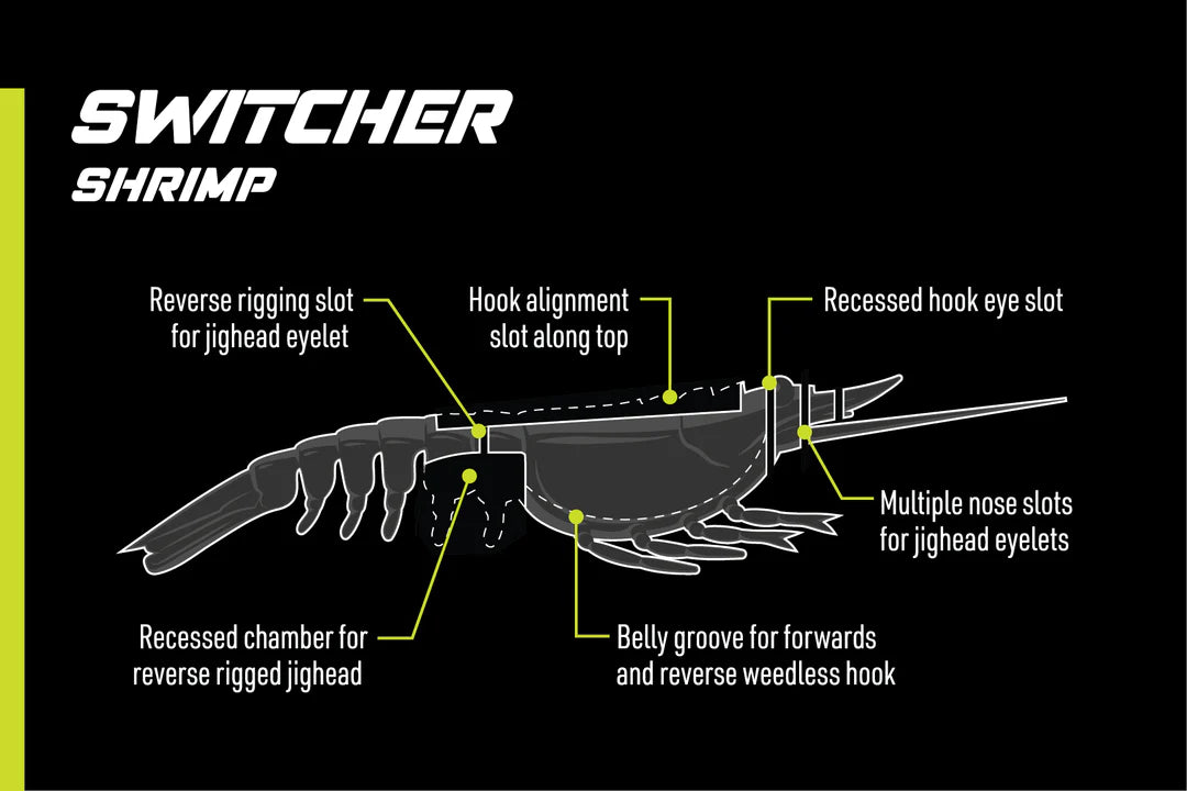 NOMAD LIVE OPS Switcher Shrimp 2.3" - 6 Pack