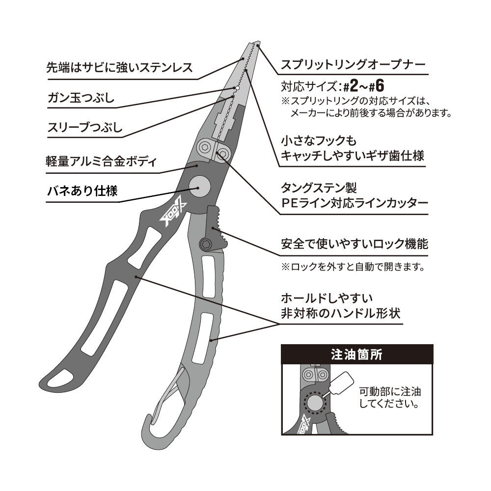 XOOX Expert Pliers Small Nose II JL-1317