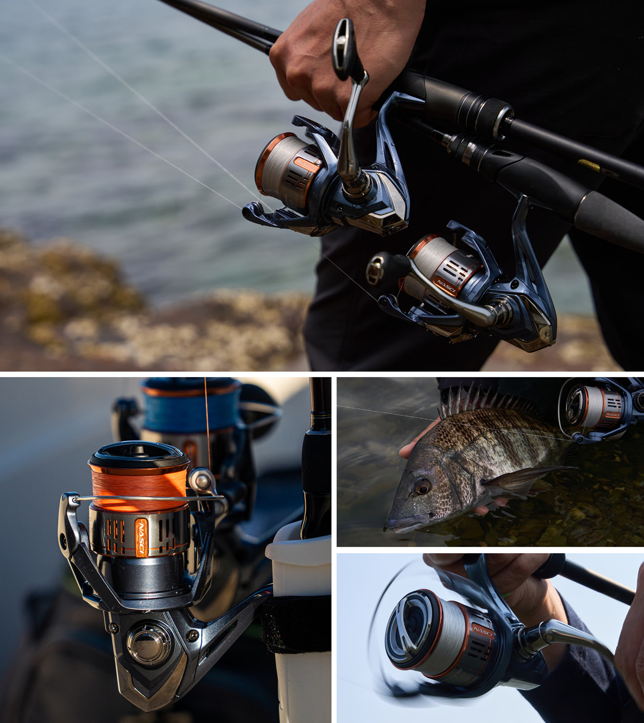 25 Shimano NASCI FD SPINNING FISHING REEL