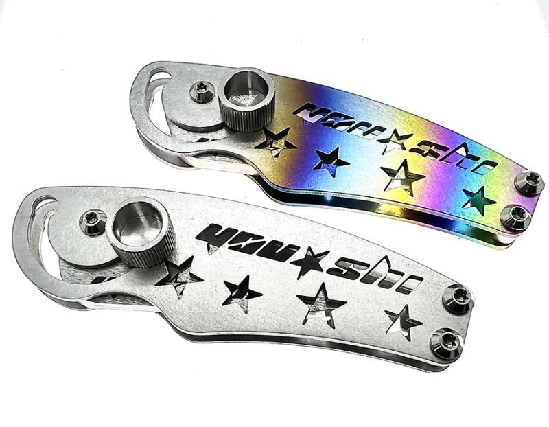 YOU-SHI JAPAN YS64 Titanium FD Deba Knife Rainbow