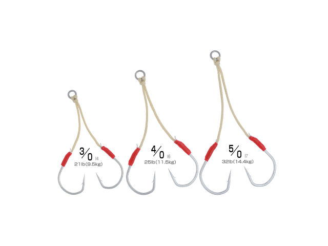 Owner Cultiva Jigger Light Long Twin Assist Hooks JTL-22