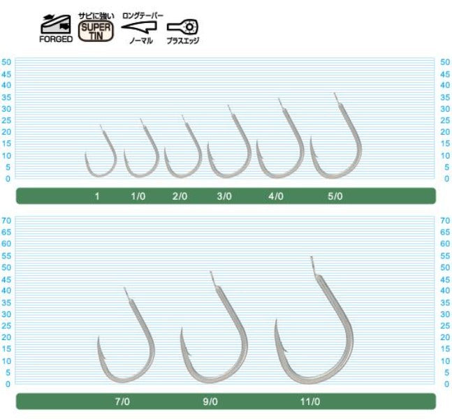 Owner Cultiva Stinger Jigging Hook SJF-41TN Flat Eye - Coastal Fishing Tackle