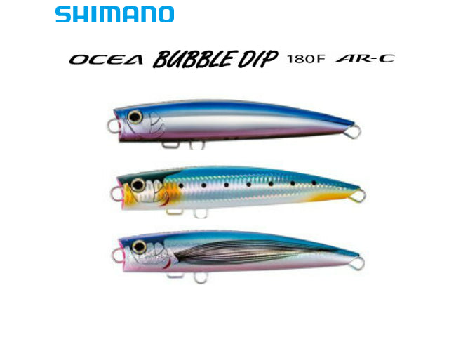 Shimano Ocea Bubble Dip 180F Op-118R Silhouette Clear Silver 04T
