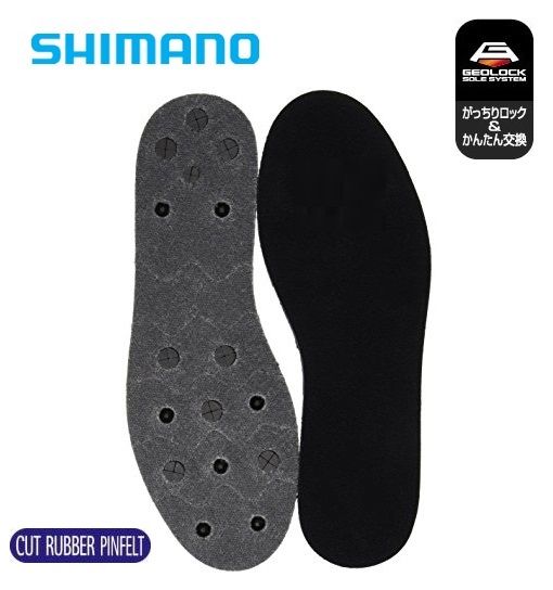 Shimano Replacable Rubber Felt Spike Geolock System Sole KT-035H