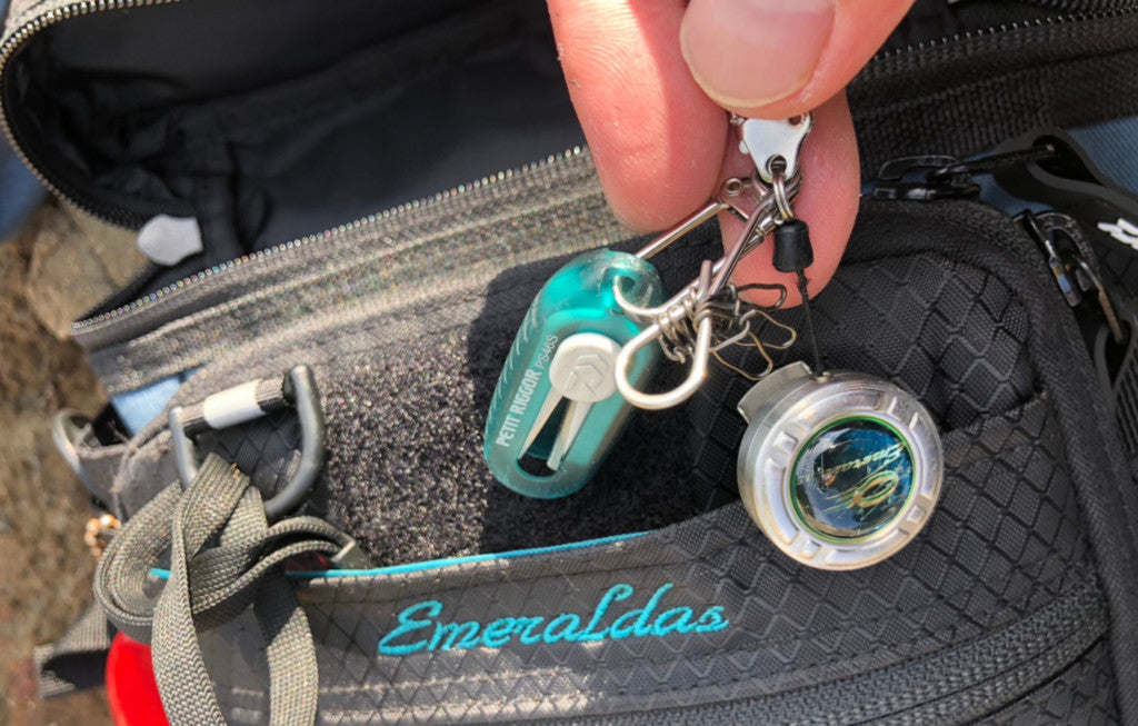 Daiwa Emeraldas Line Cutter & Grip on Reel Set PETIT RIGGOR PS