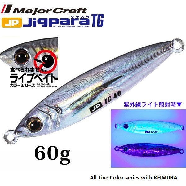 Major Craft Jigpara Tungsten Metal Jig 60g