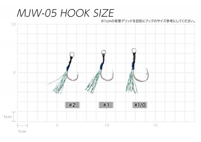 VANFOOK MICRO JIG ASSIST HOOKS SINGLE MJW-06
