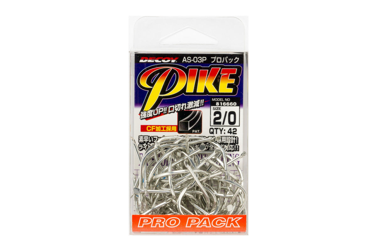 DECOY AS-03P Pike Pro Pack Jigging Assist Hook - Coastal Fishing Tackle