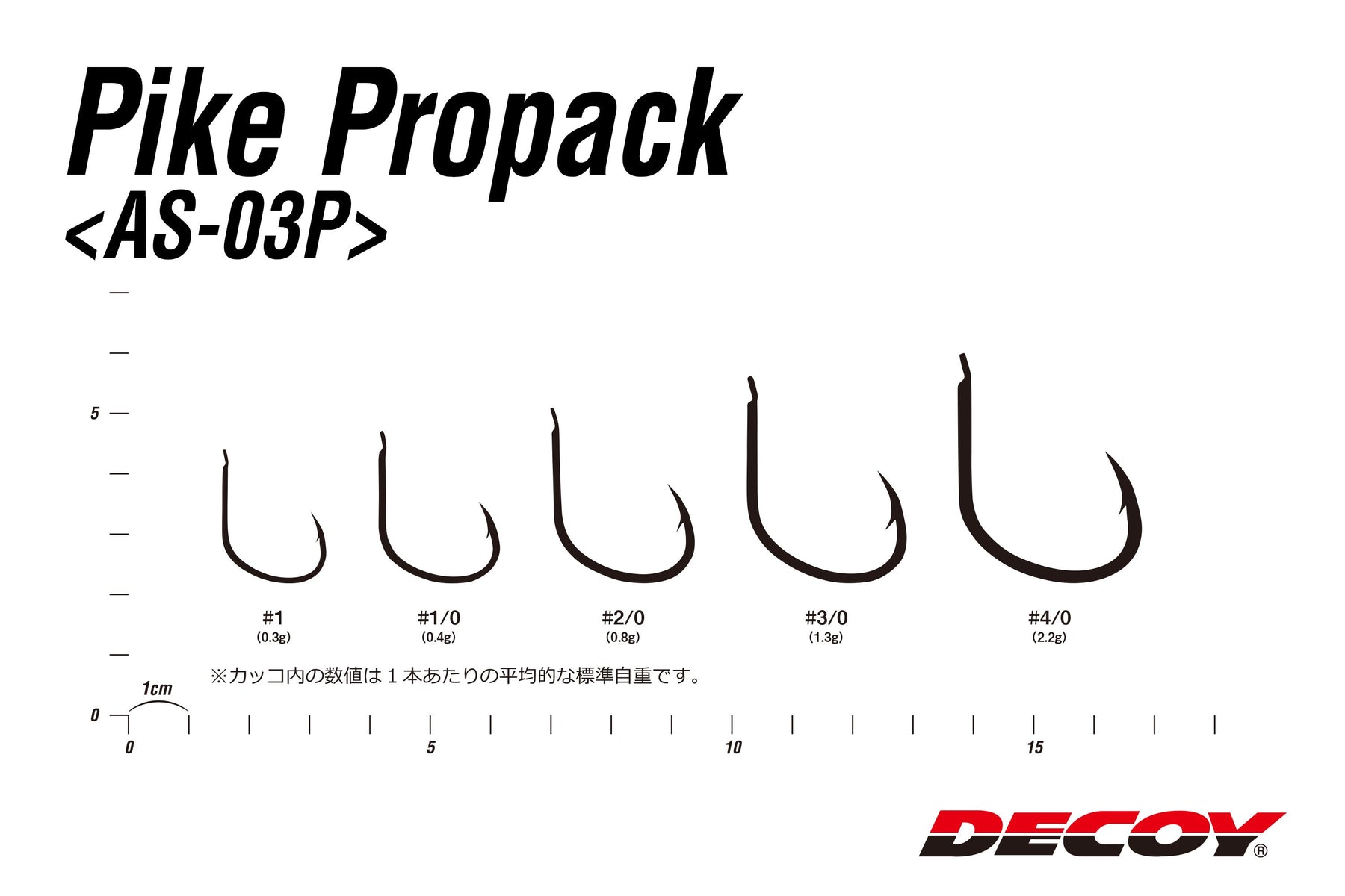 DECOY AS-03P Pike Pro Pack Jigging Assist Hook - Coastal Fishing Tackle