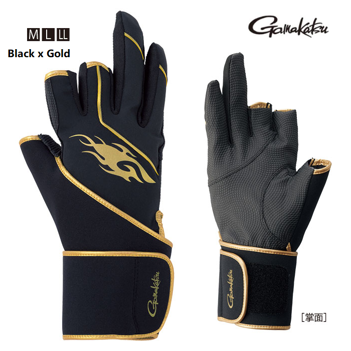 Gamakatsu STRETCH-F GLOVE(3CUT) GM7269