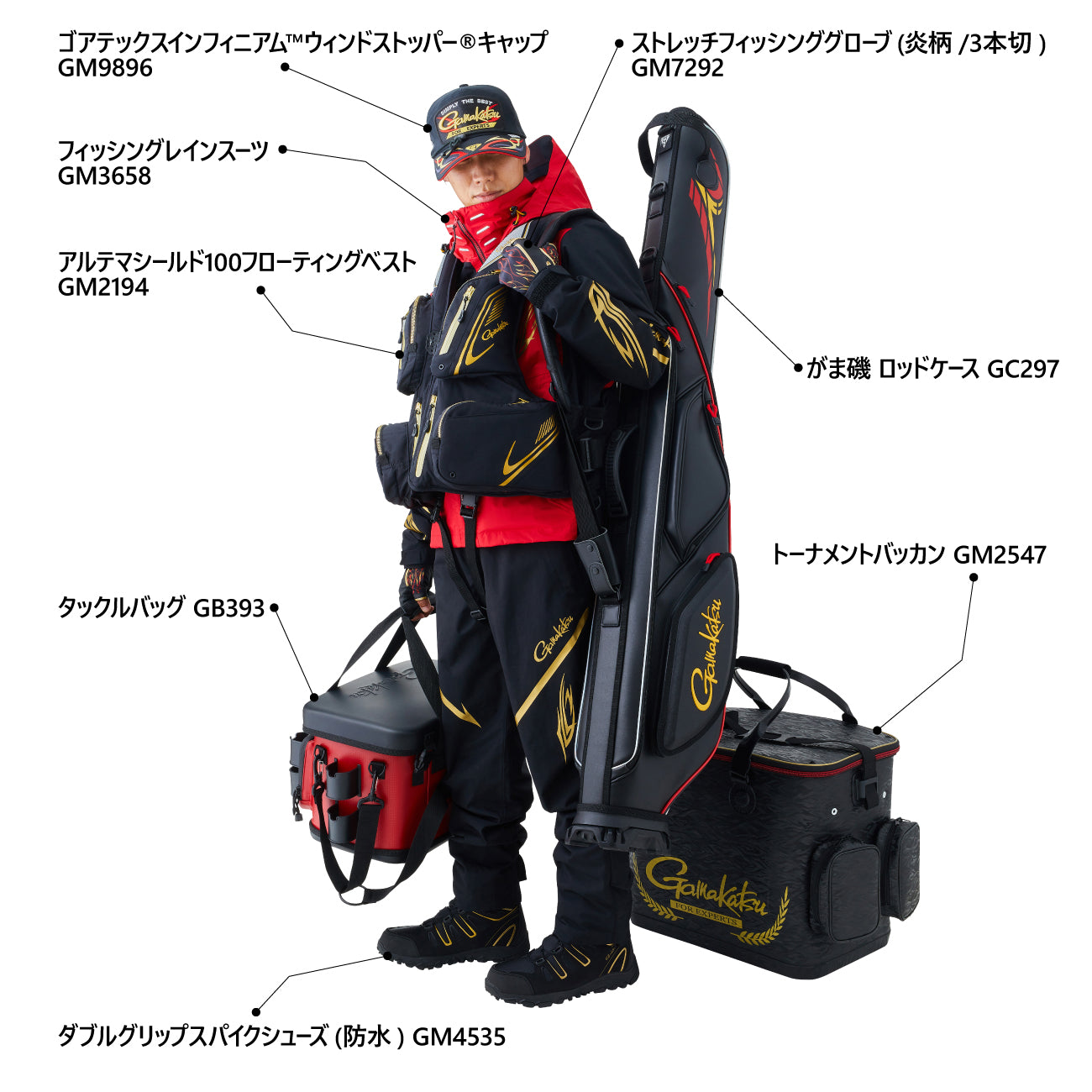 Gamakatsu FISHING RAIN SUIT GM3658