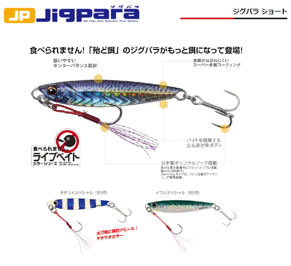 Major Craft Jigpara Short Metal Jig 60g