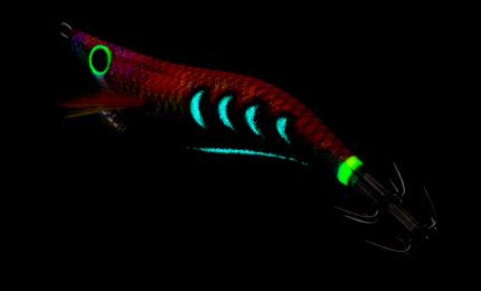 DUEL AURIE-Q SEARCH DOUBLE GLOW Squid Jig #3.5