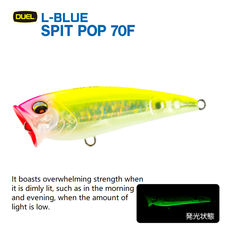 Duel L-BLUE SPIT POP 70F