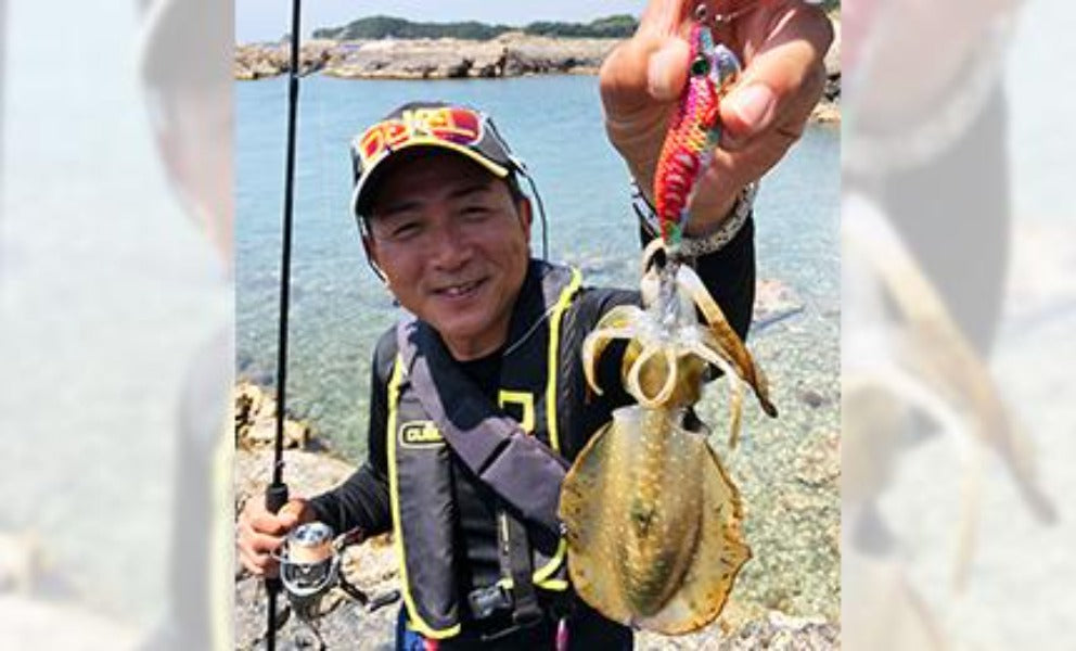 DUEL AURIE-Q SEARCH DOUBLE GLOW Squid Jig #3.5