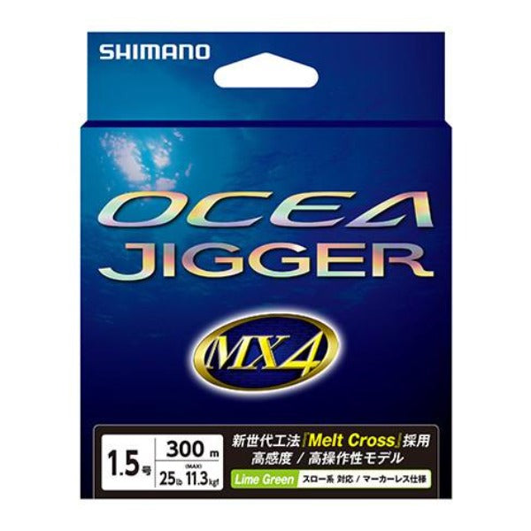 Shimano Ocea Jigger MX4 4-strands braid Slow Pitch Special PE Line