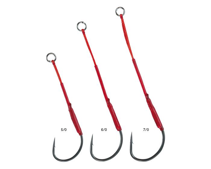 Gamakatsu Jigger Single Assist Hooks Sujigane GA-035 - Coastal Fishing Tackle