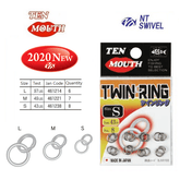 NT Swivel TEN MOUTH Twin Ring D-35 - Coastal Fishing Tackle