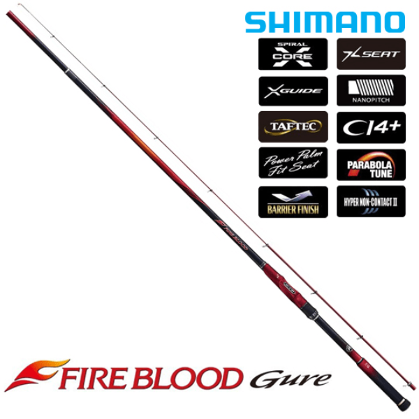 19 Shimano ISO Fishing Rod Fireblood Gure 19 Shimano ISO Fishing Rod Fireblood Gure