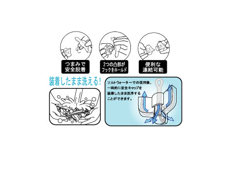 Cultiva Treble Hooks Safety Cap - Bulk Pack