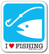 General Fishing Stickers - I love fishing