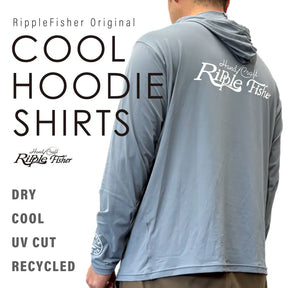 Ripple Fisher Cool Hoodie Shirts Fog Blue