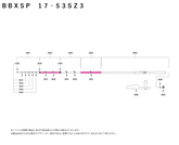 ISO Fishing Rod Parts - Shimano 20BBX Special SZⅢ 1.7 ‐53SZ3