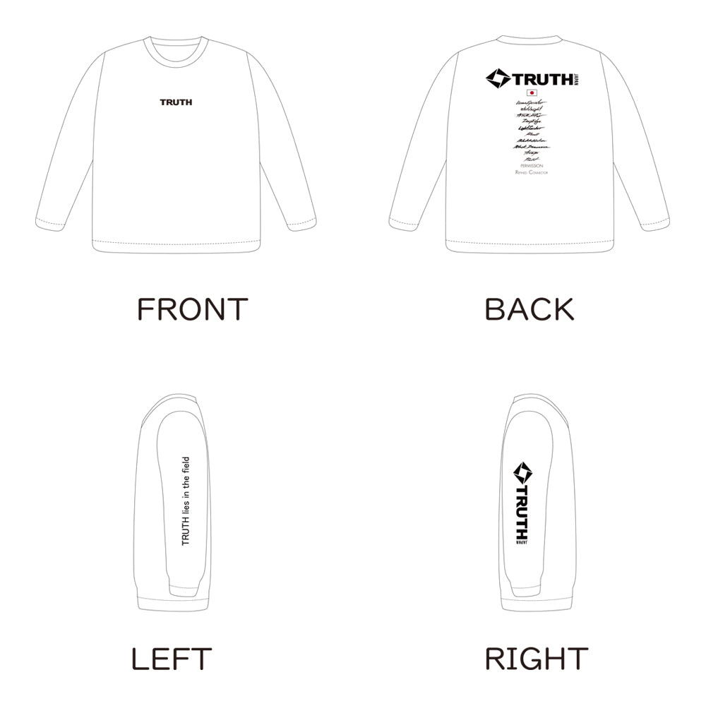 TRUTH JAPAN Original Dry Heavy Weight Long Sleeve T-shirt 2025
