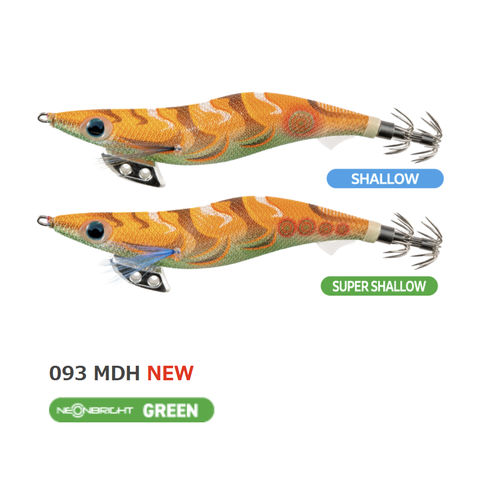 Yamashita Egi-Oh K Shallow Squid Jig #3.5 (+ KEIMURA + NEONBRIGHT)