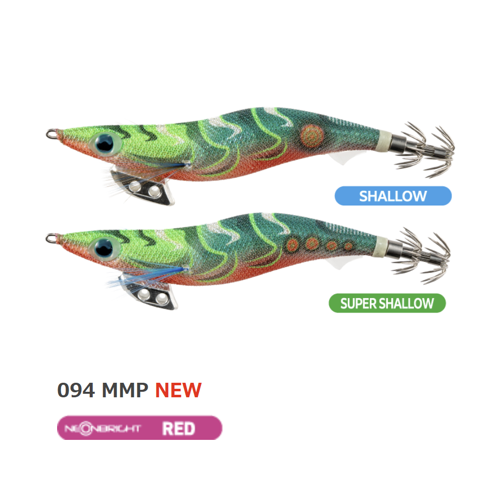 Yamashita Egi-Oh K Shallow Squid Jig #3.5 (+ KEIMURA + NEONBRIGHT)