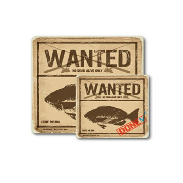 General Fishing Sticker Sets - WANTED