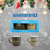 SHIMANO 2PC ENAMEL MUG Pack