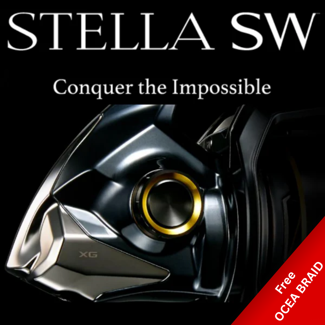 25 Shimano Stella SWD (Free Ocea Braid)