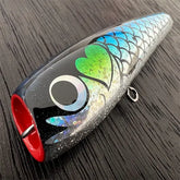 Reef Original Handmade Wood Lure - Swimming Popper 120 (Heavy Hook Type)