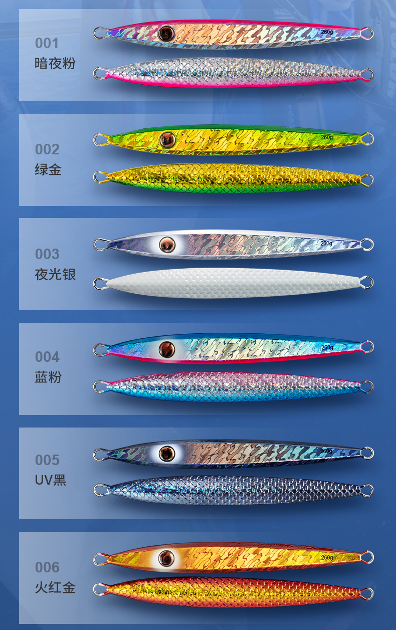 Ecooda Fast Jigging Metal Jig CROCODILI 200g