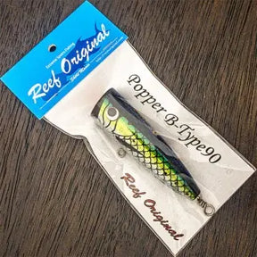 Reef Original Handmade Wood Lure - B-Type Popper 90